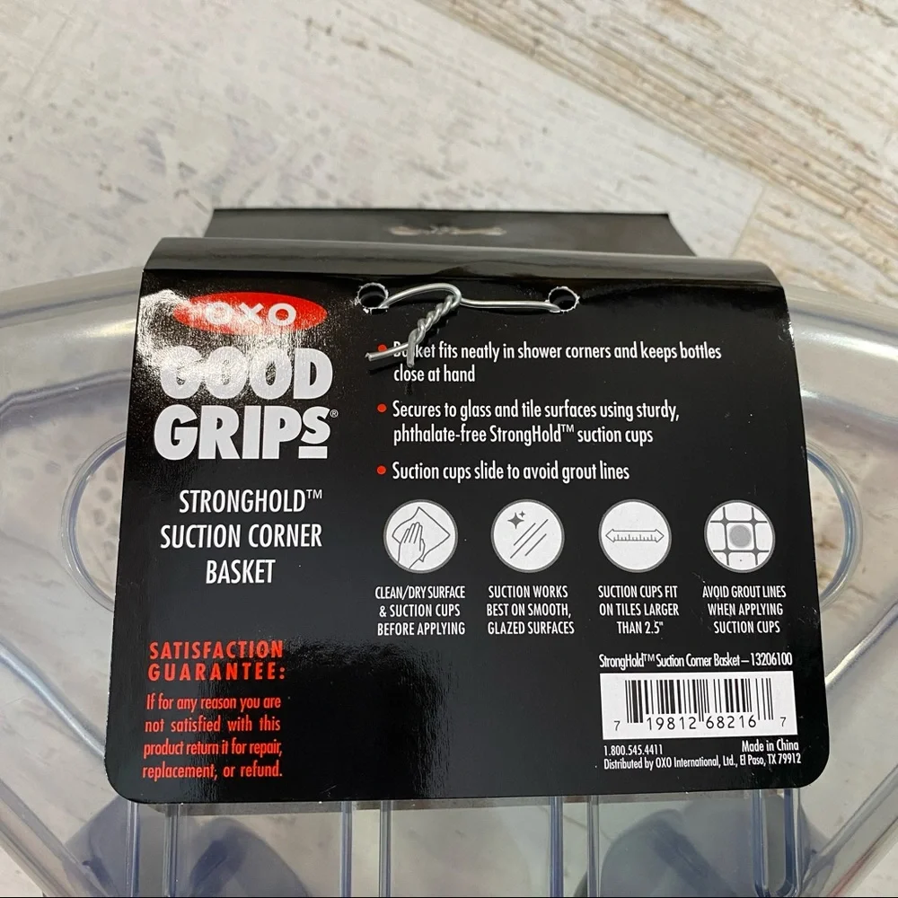Good Grips Stronghold Suction Corner Basket